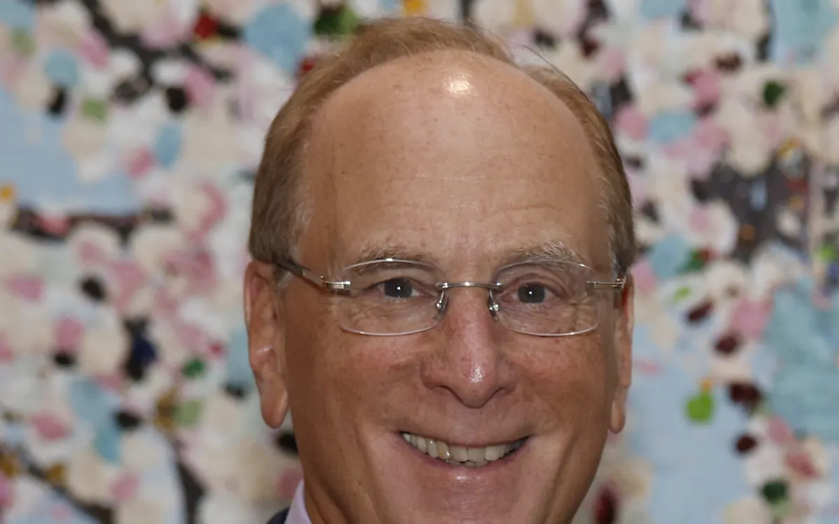BlackRock CEO Larry Fink, portrait