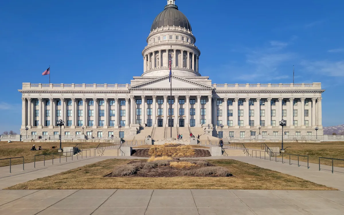 The Utah State Capitol in Salt Lake City seen from the south (illustrative photo)