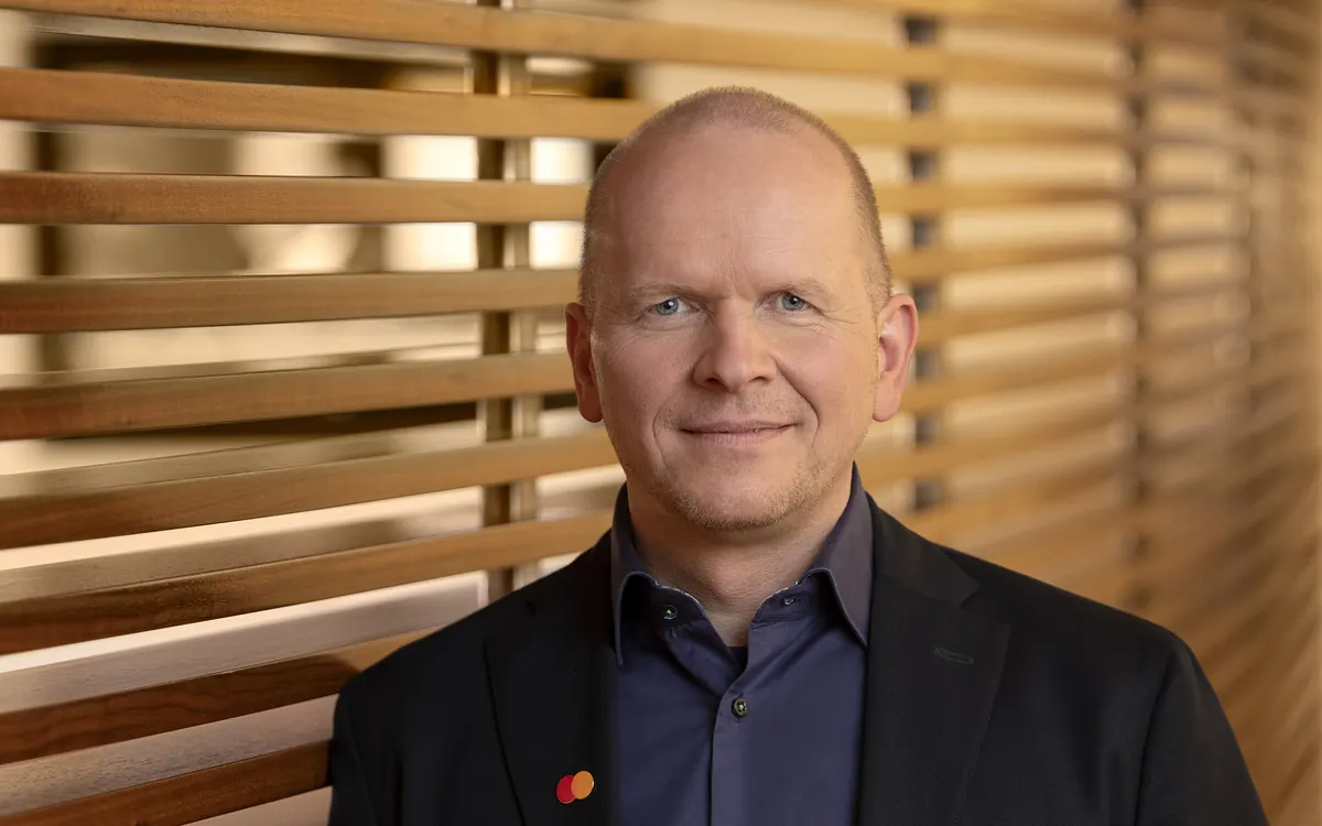 Mastercard CEO Michael Miebach in a portrait photo (illustrative photo)