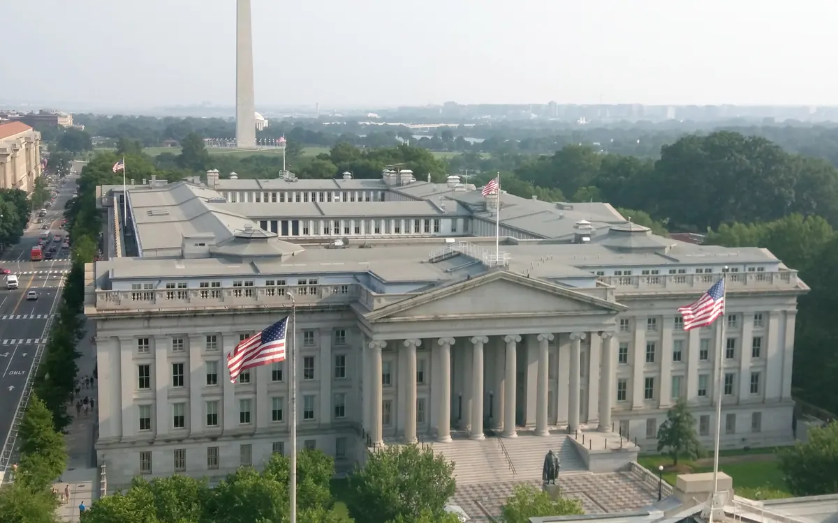 U.S. Treasury Building in Washington (illustrative photo)