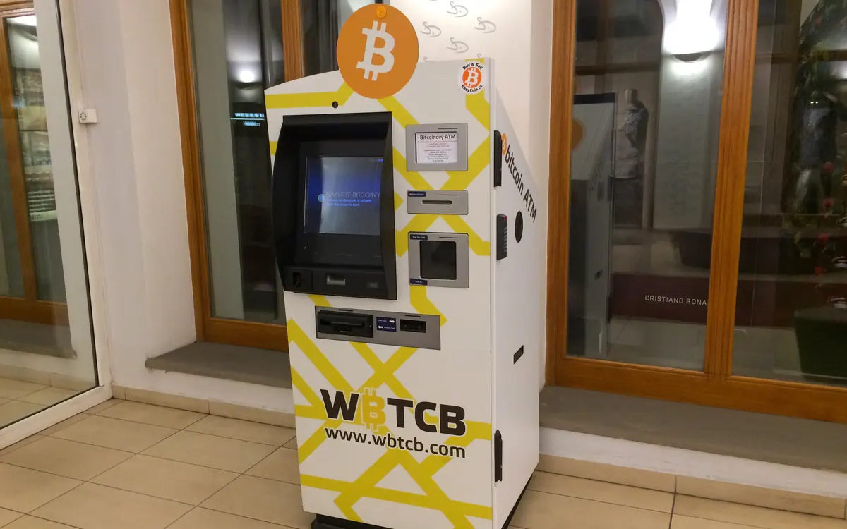 A bitcoin ATM kiosk (illustrative photo)